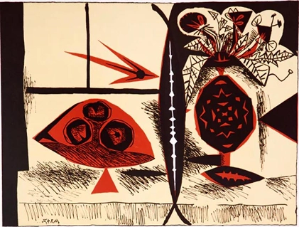 Composition au Vase des Fleurs